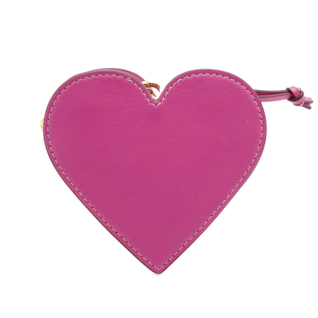 商品Ganni|GANNI Funny Heart Zip Coin Purse,价格¥464,第2张图片详细描述