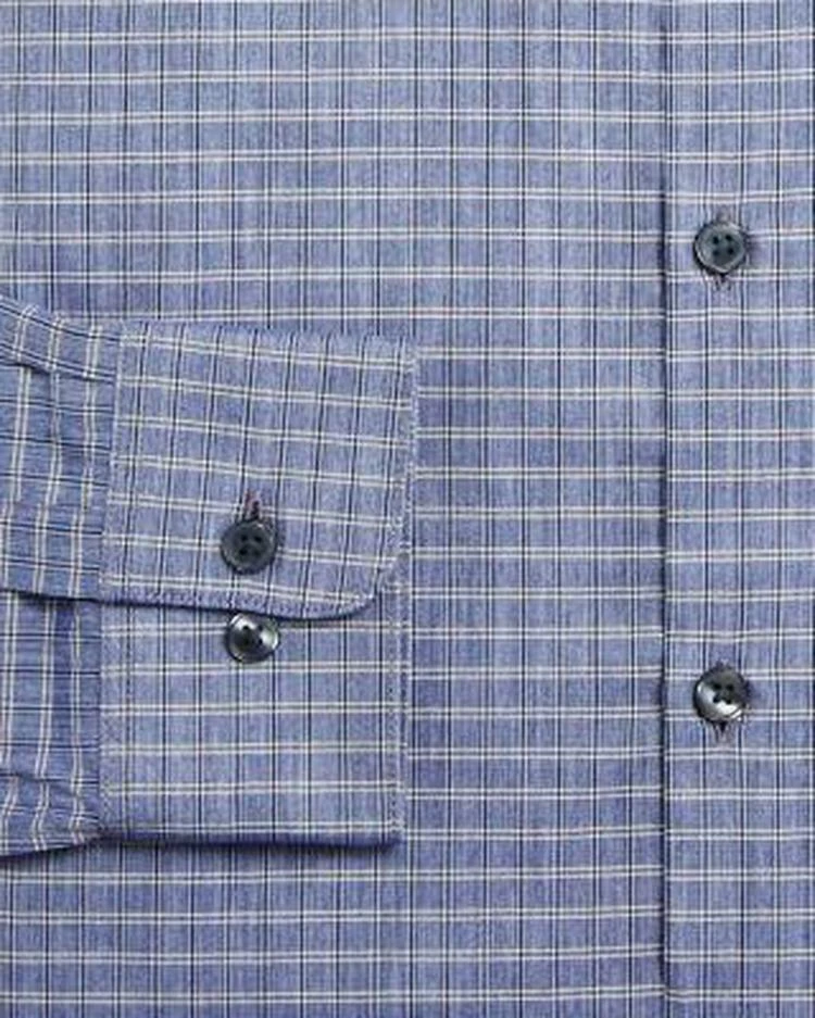 商品John Varvatos|Grid Check Slim Fit Dress Shirt ,价格¥328,第2张图片详细描述