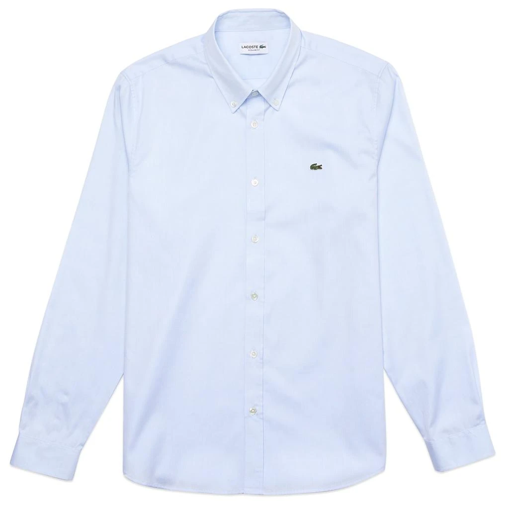 商品Lacoste|Lacoste Cotton Long Sleeve Shirt CH2933 - Sky,价格¥931,第1张图片