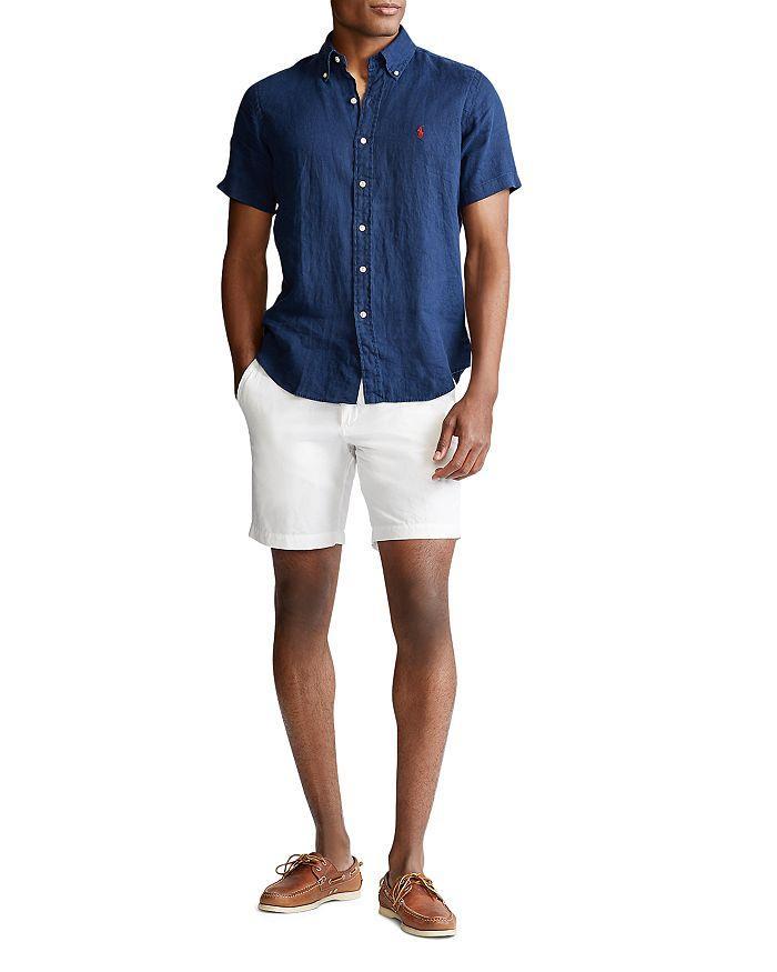 商品Ralph Lauren|Classic Fit Short-Sleeve Linen Shirt,价格¥567,第4张图片详细描述