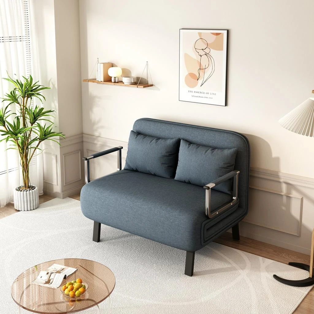 商品Streamdale Furniture|Streamdale Comfortable Sleeper Chair with Sturdy Steel Frame,价格¥4297,第1张图片