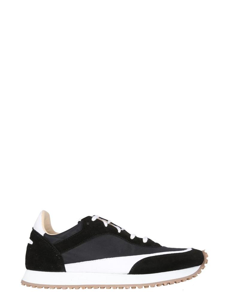 Spalwart Womens Black Leather Sneakers商品第1张图片规格展示