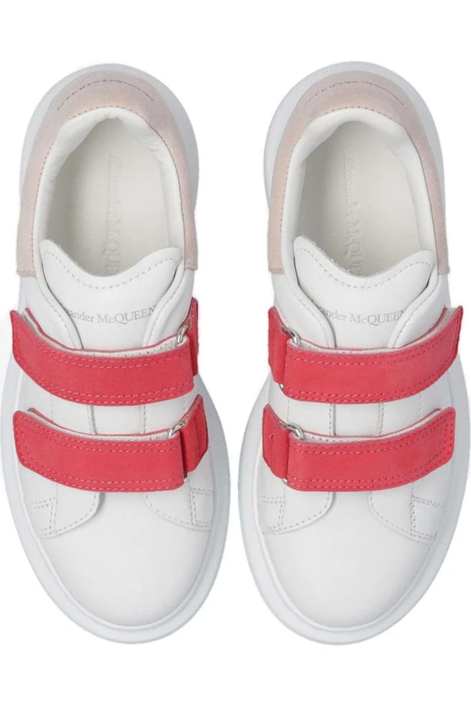 商品Alexander McQueen|Alexander McQueen Kids Round Toe Touch-Strap Sneakers,价格¥1952,第4张图片详细描��述