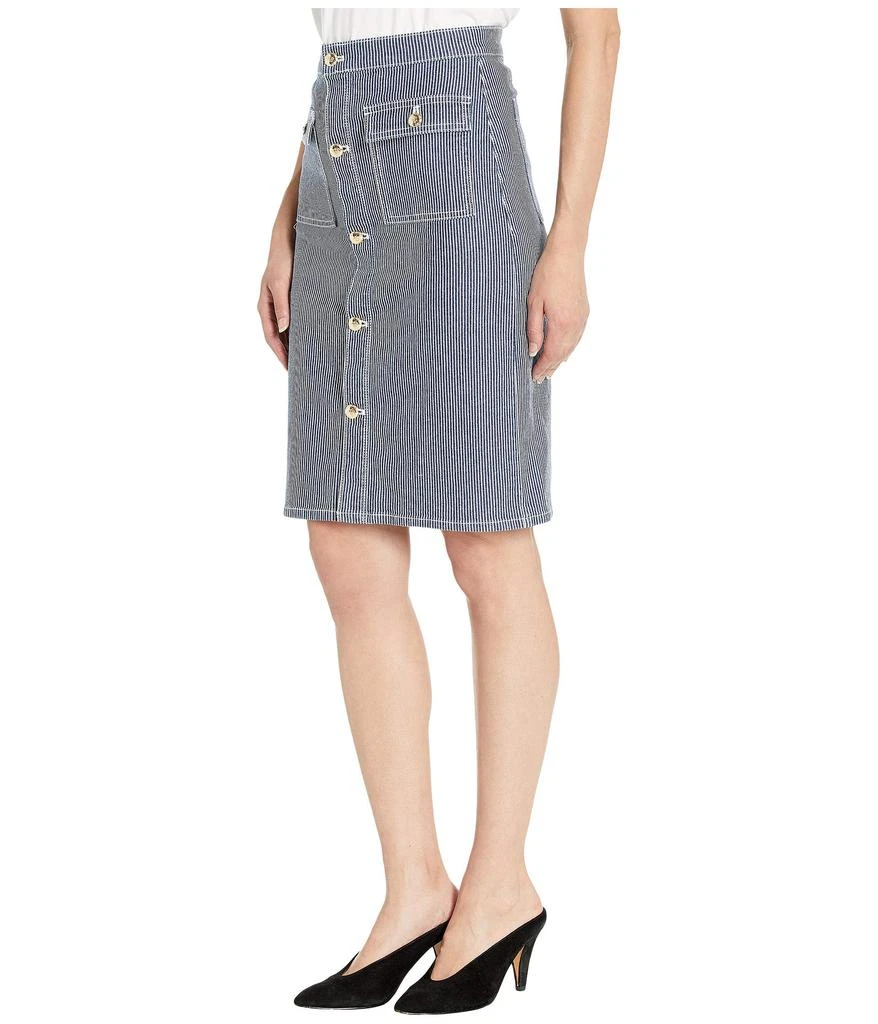 商品Juicy Couture|Skinny Stripe Denim Skirt,价格¥168,第2张图片详细描述