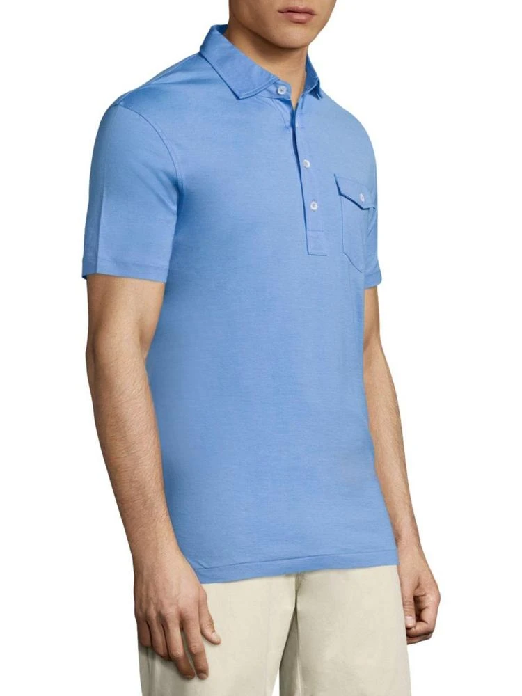 商品Ralph Lauren|Solid Polo Shirt,价格¥277,第3张图片详细描述