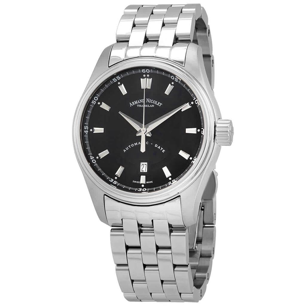 Armand Nicolet MH2 Automatic Black Dial Mens Watch A640A-NR-MA2640A商品第1张图片规格展示