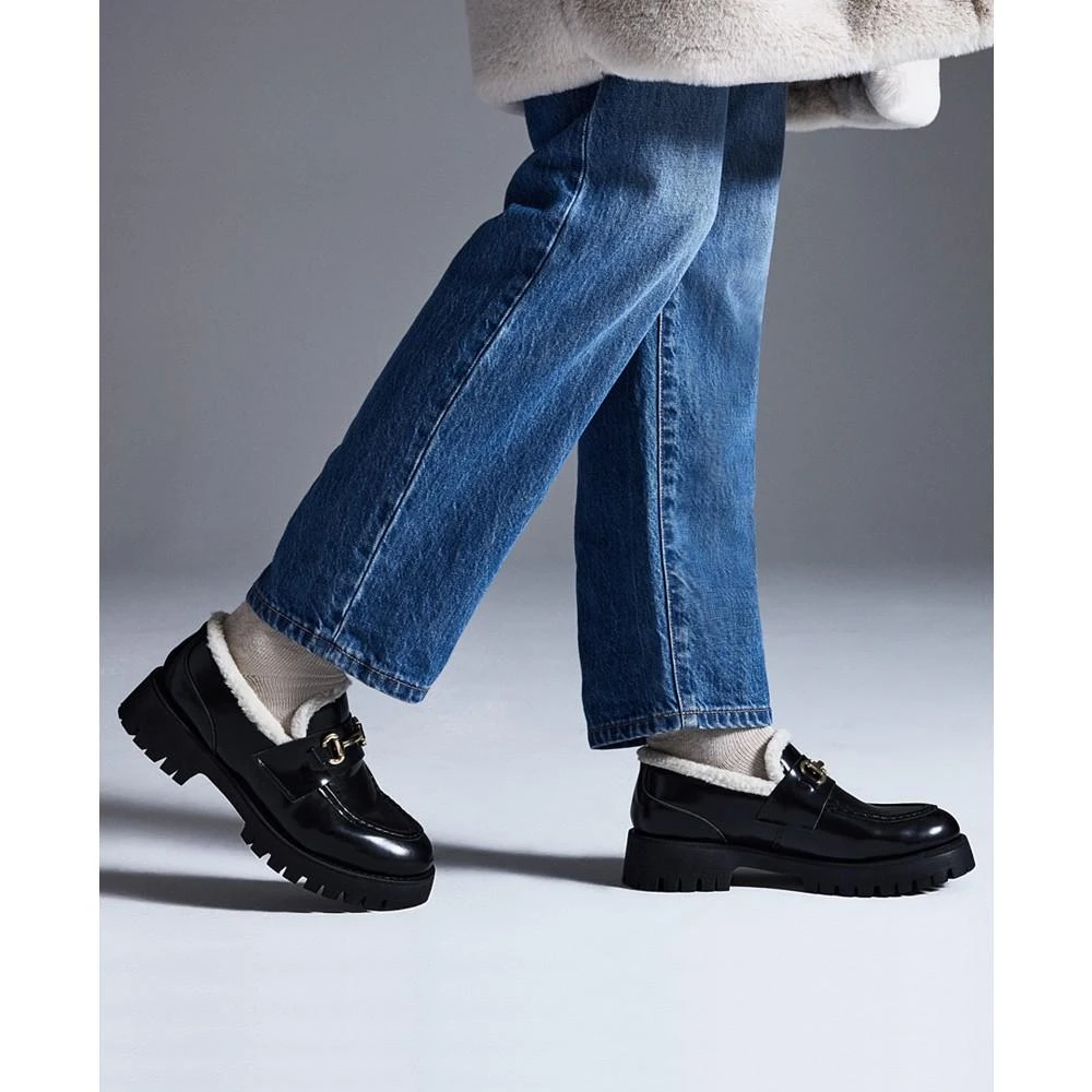 商品Steve Madden|Women's Lando-F Tailored Lug-Sole Bit Loafer Flats,价格¥654,第4张图片详细描述