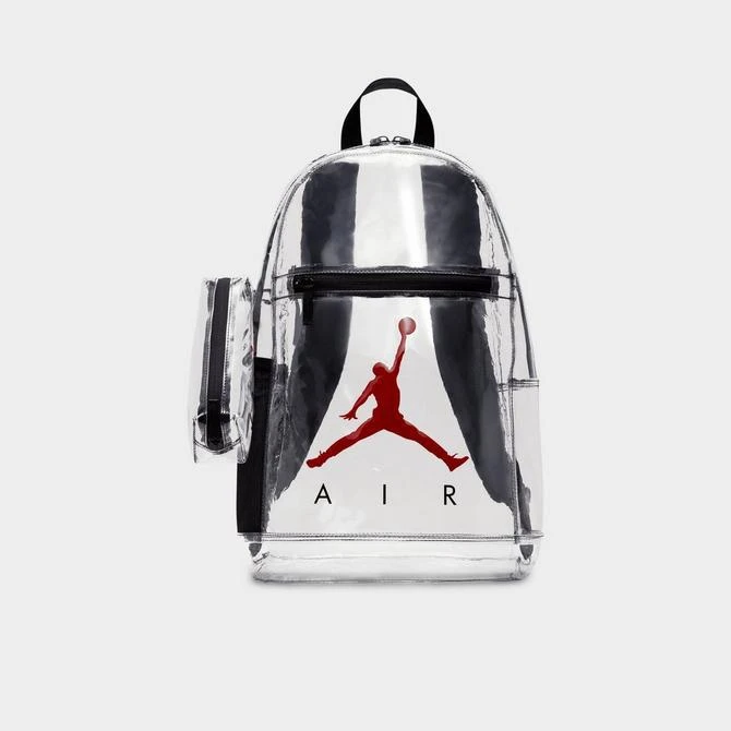 商品Jordan|Kids' Jordan Clear School Pencil Case Backpack (17L),价格¥372,第3张图片详细描述