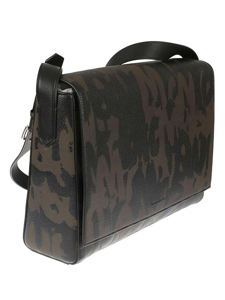 商品Alexander McQueen|Alexander McQueen Logo All-Over Printed Shoulder Bag,价格¥9748,第3张图片详细描述