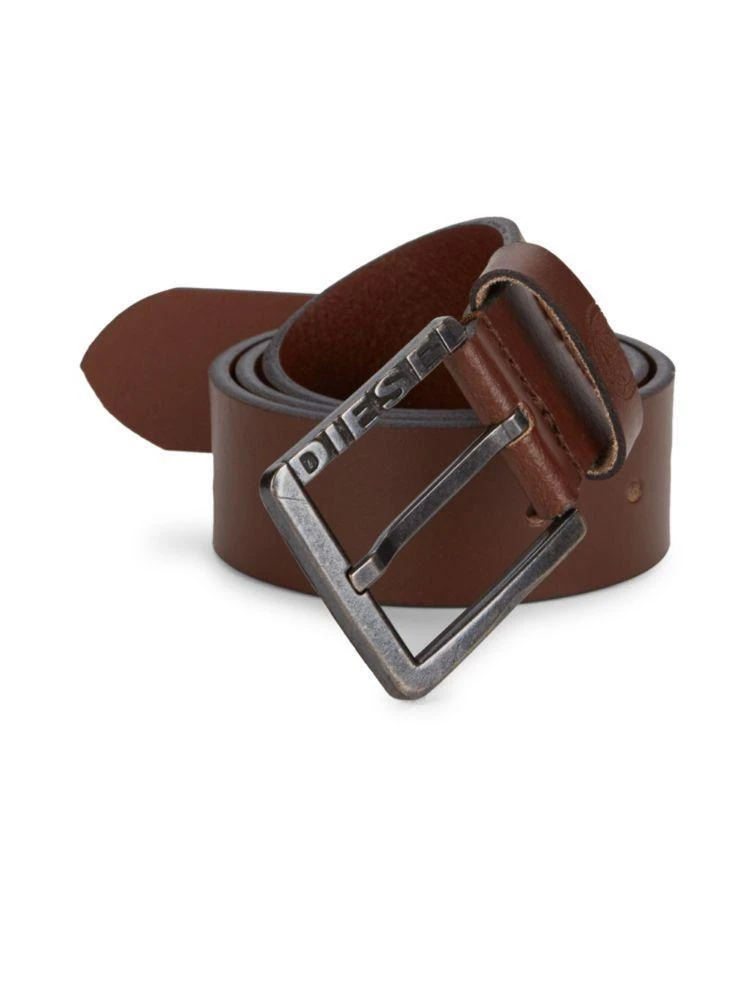 商品Diesel|Embossed Leather Belt,价格¥160,第1张图片
