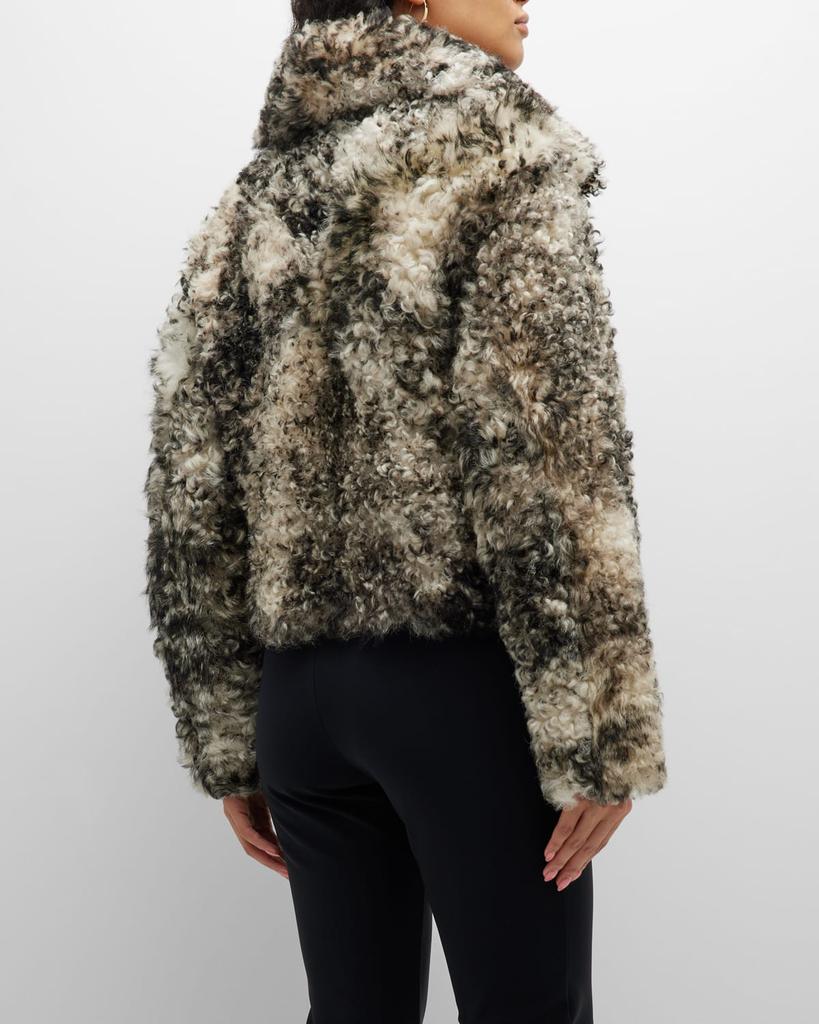 Callie Reversible Shearling Jacket商品第5张图片规格展示