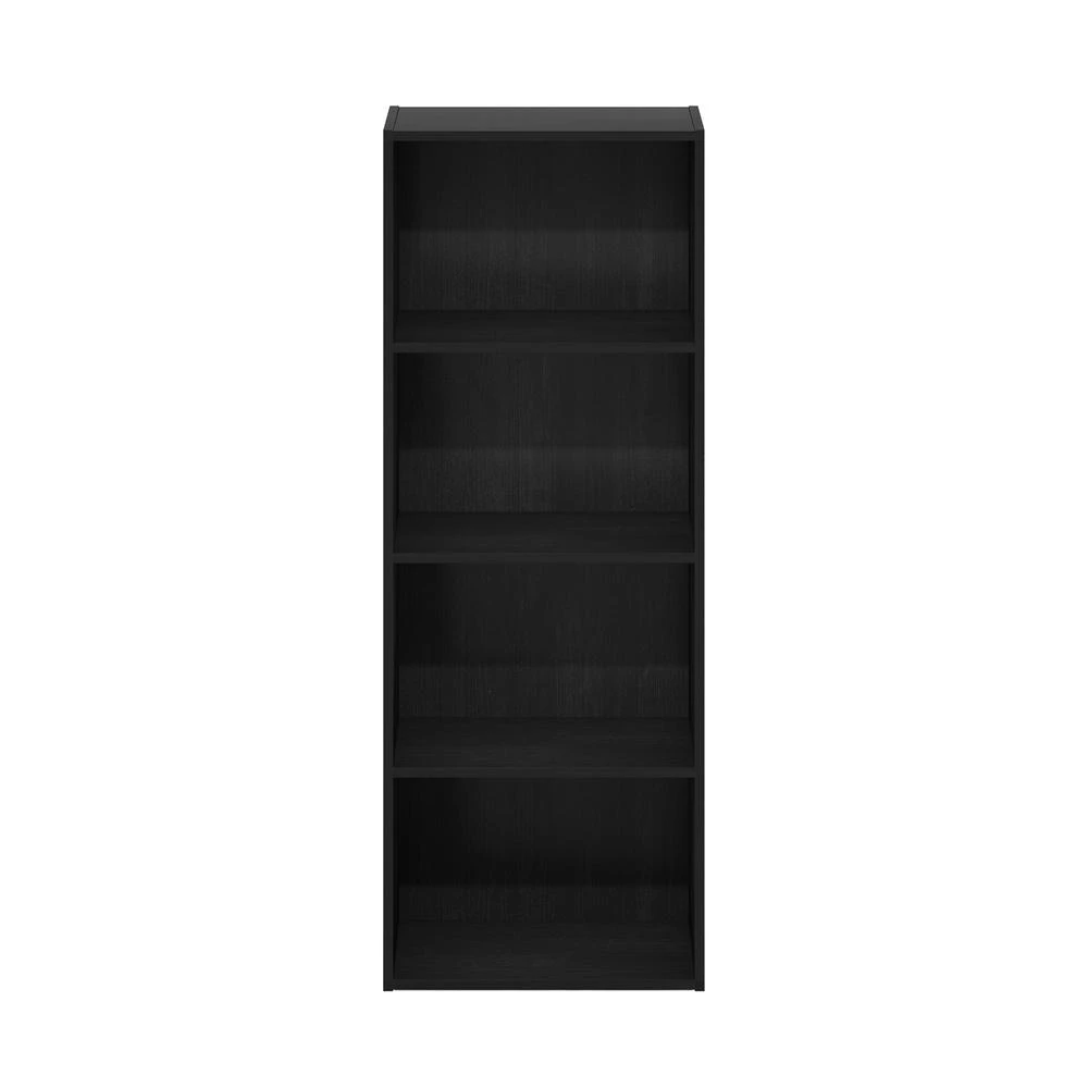 商品Furinno|Luder 4-Tier Open Shelf Bookcase, Blackwood,价格¥751,第3张图片详细描述