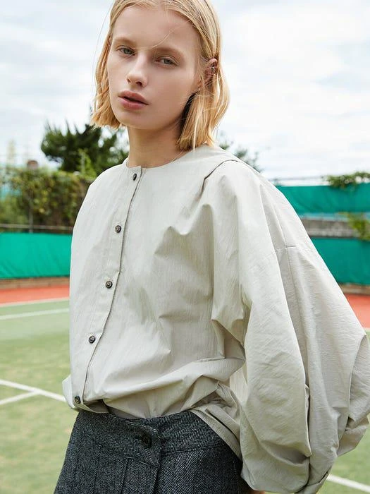 商品OUI MAIS NON|Peony Blouse,价格¥1057,第3张图片详细描述