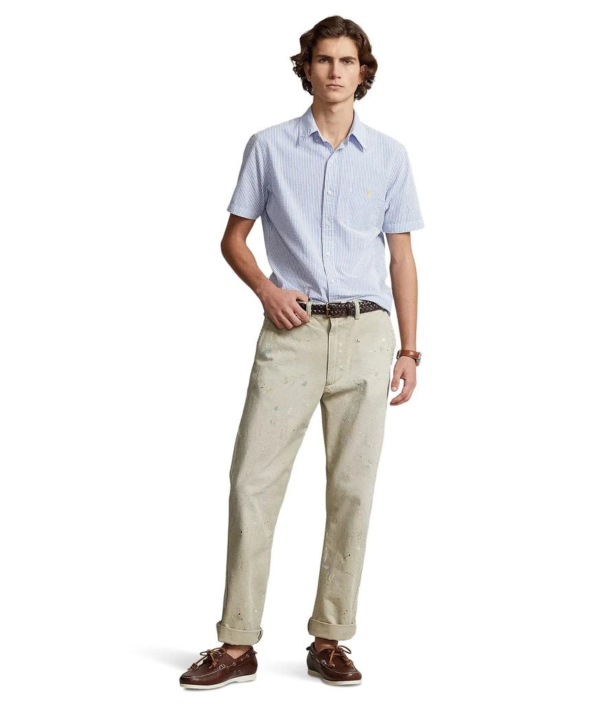 商品Ralph Lauren|Prepster Classic Fit Seersucker Shirt,价格¥933,第4张图片详细描述