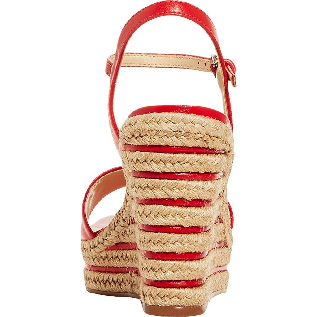 商品Vince Camuto|Vince Camuto Womens Marybell Leather Ankle Strap Wedge Sandals,价格¥396,第3张图片详细描述