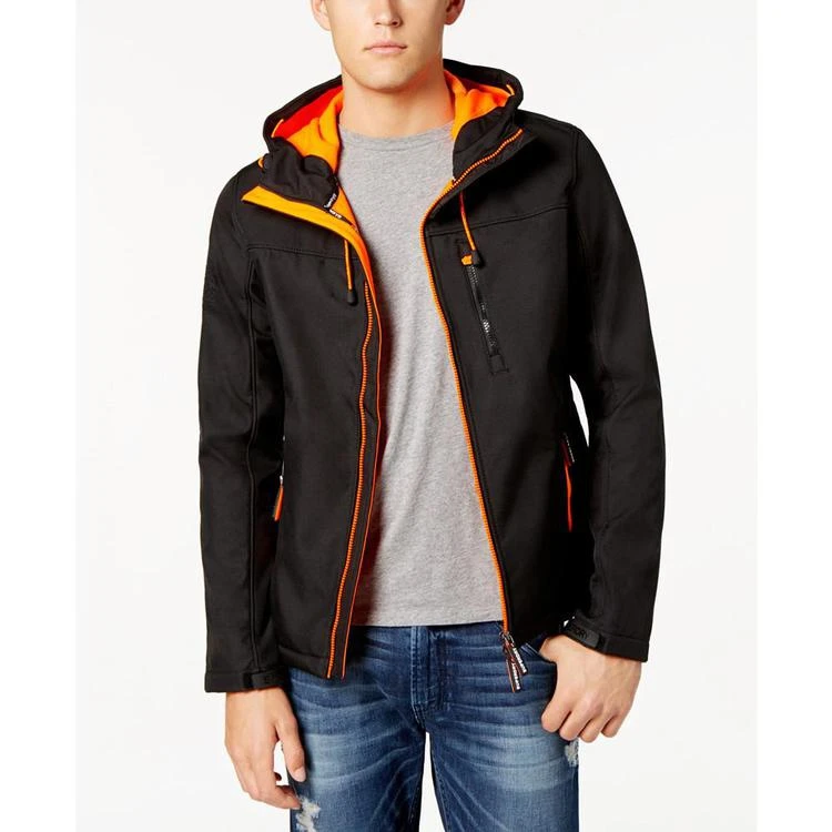 商品Superdry|Men's Hooded Zip-Front Windbreaker,价格¥521,第1张图片