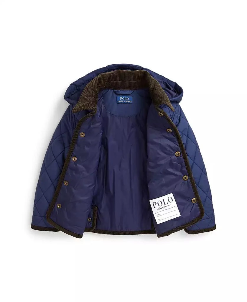 商品Ralph Lauren|Toddler and Little Boys Hooded Barn Jacket,价格¥252,第4张图片详细描述