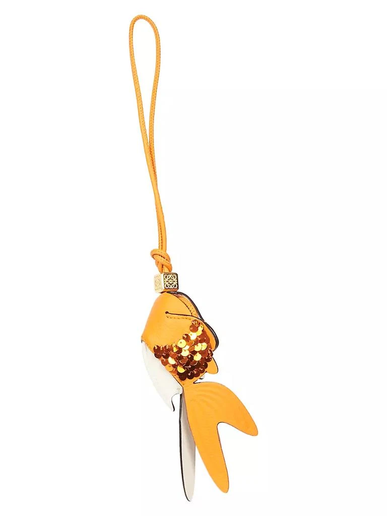 商品Loewe|LOEWE x Paula's Ibiza Leather Fish Bag Charm,价格¥3680,第2张图片详细描述