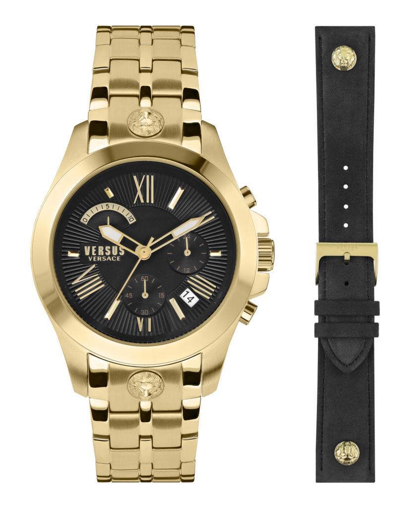 商品Versus Versace|Chrono Lion Box Set Bracelet Watch,价格¥1175,第1张图片