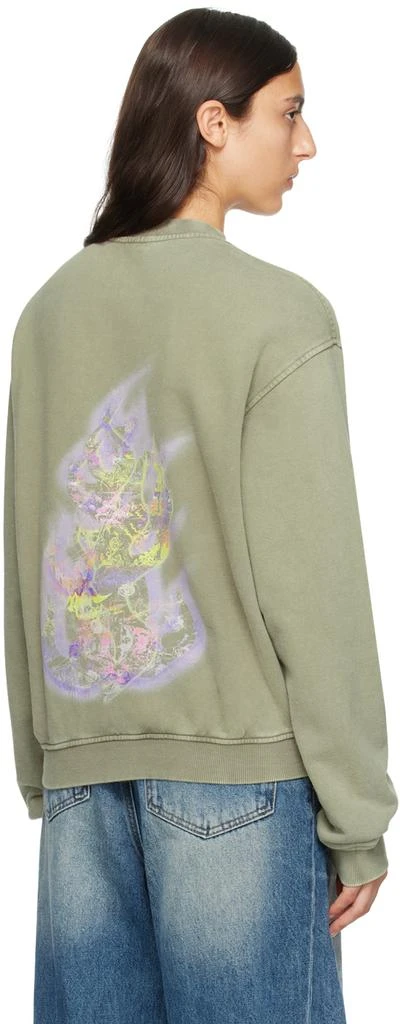 商品We11done|Khaki Faded Sweatshirt,价格¥1098,第3张图片详细描述