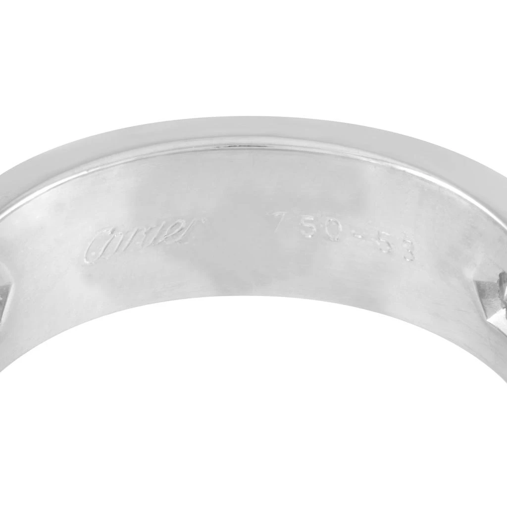 商品[二手商品] Cartier|Cartier LOVE 18K White Gold 3 Diamond Band Ring,价格¥20738,第4张图片详细描述