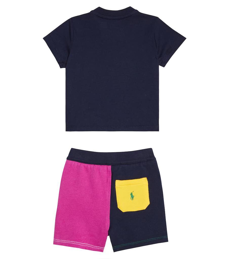 商品Ralph Lauren|Baby cotton T-shirt and shorts set,价格¥472,第6张图片详细描述