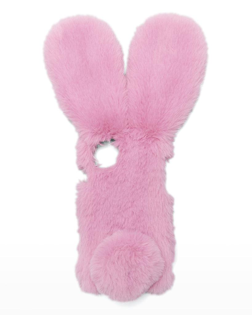 Bunny Ears Faux-Fur iPhone 12 Case/Crossbody Bag商品第3张图片规格展示