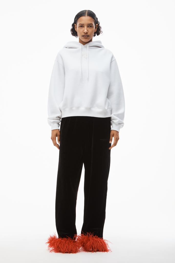 商品Alexander Wang|PUFF LOGO HOODIE IN STRUCTURED TERRY,价格¥1397,第7张图片详细描述