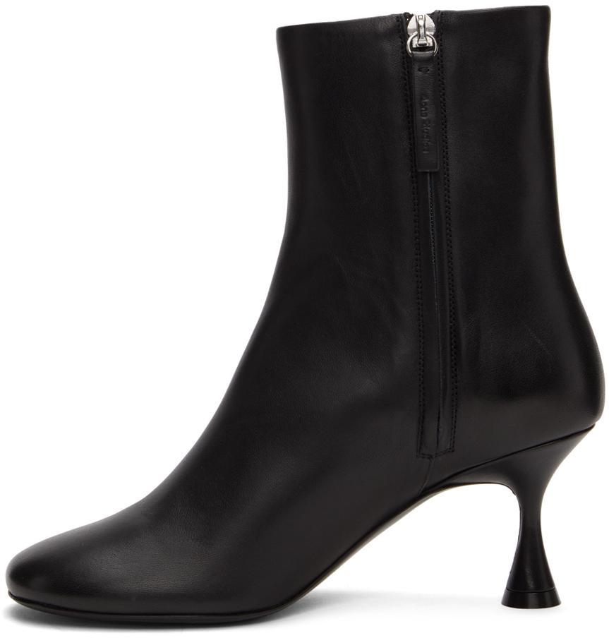 商品Acne Studios|Black Leather Ankle Boots,价格¥6414,第5张图片详细描述