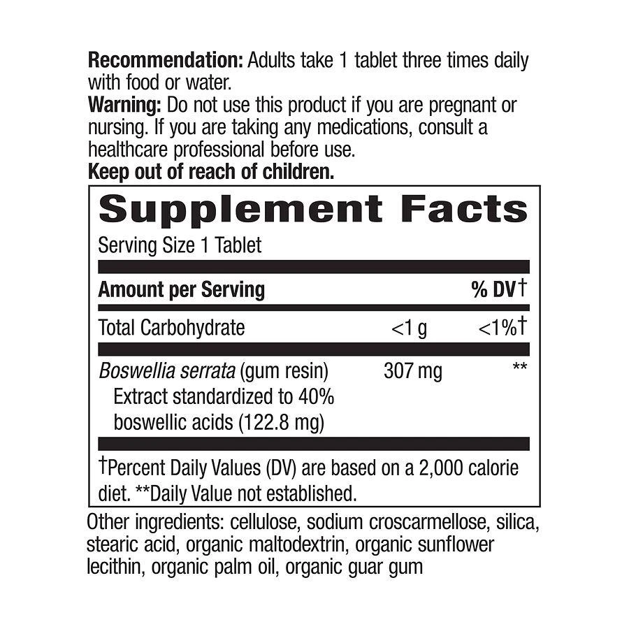 商品Nature's Way|Boswellia Tablets,价格¥123,第4张图片详细描述