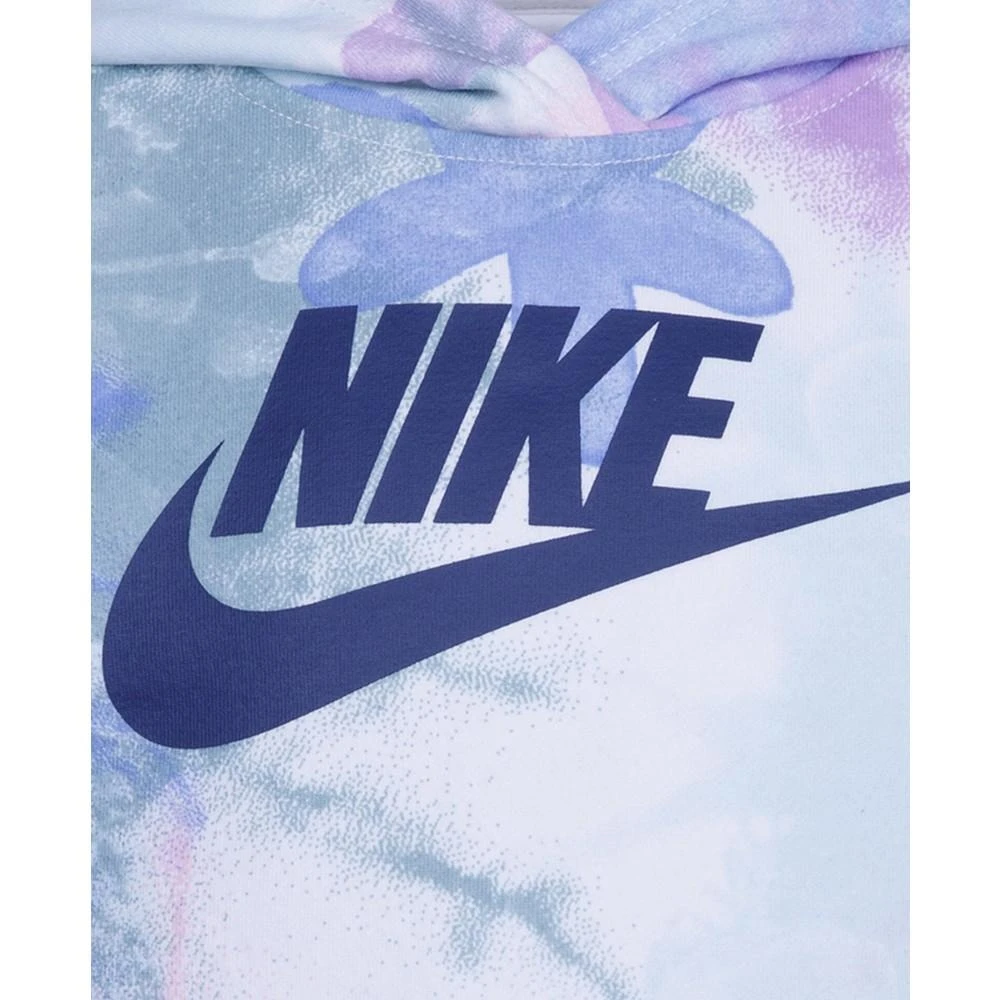 商品NIKE|Little Girls Sci-Dye Club Pull Over Hoodie,价格¥198,第3张图片详细描述