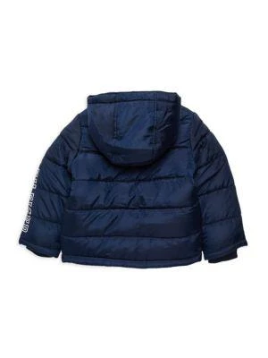 商品Tommy Hilfiger|Little Boy's Logo Hooded Puffer Jacket,价格¥278,第2张图片详细描述