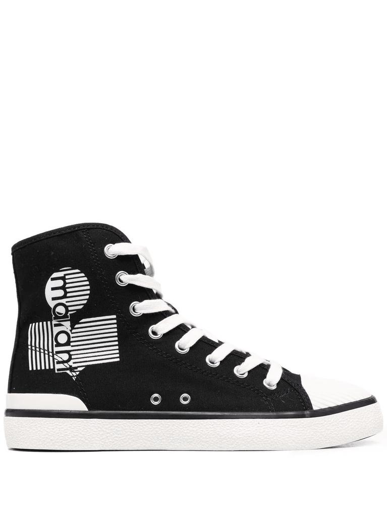 ISABEL MARANT ribbed-toe cap high-top sneakers商品第1张图片规格展示