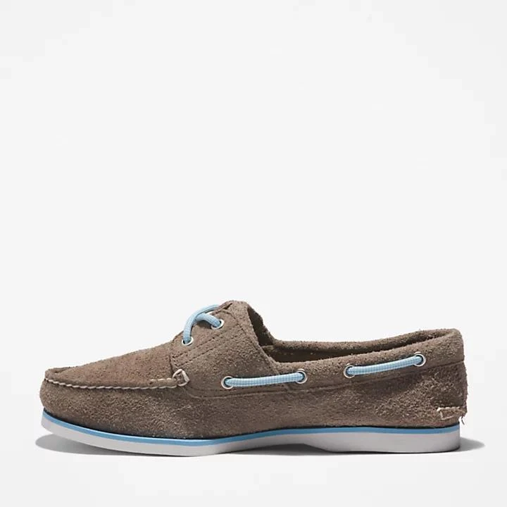 Timberland® 2-Eye Classic Boat Shoe for Men in Medium Grey 商品