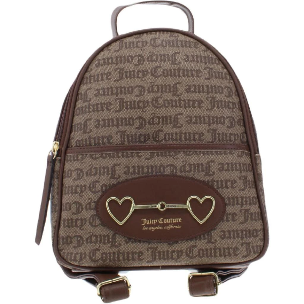 商品Juicy Couture|Juicy Couture Heart to Heart Women's Faux Leather Gothic Print Backpack,价格¥120,第2张图片详细描述