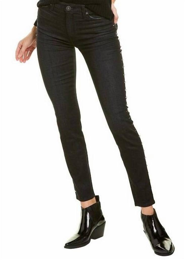 商品Hudson|Barbara High Waist Ankle Jean in Incline,价格¥1407,第1张图片