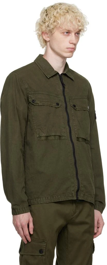 商品Stone Island|Khaki Faded Jacket,价格¥2114,第2张图片详细描述