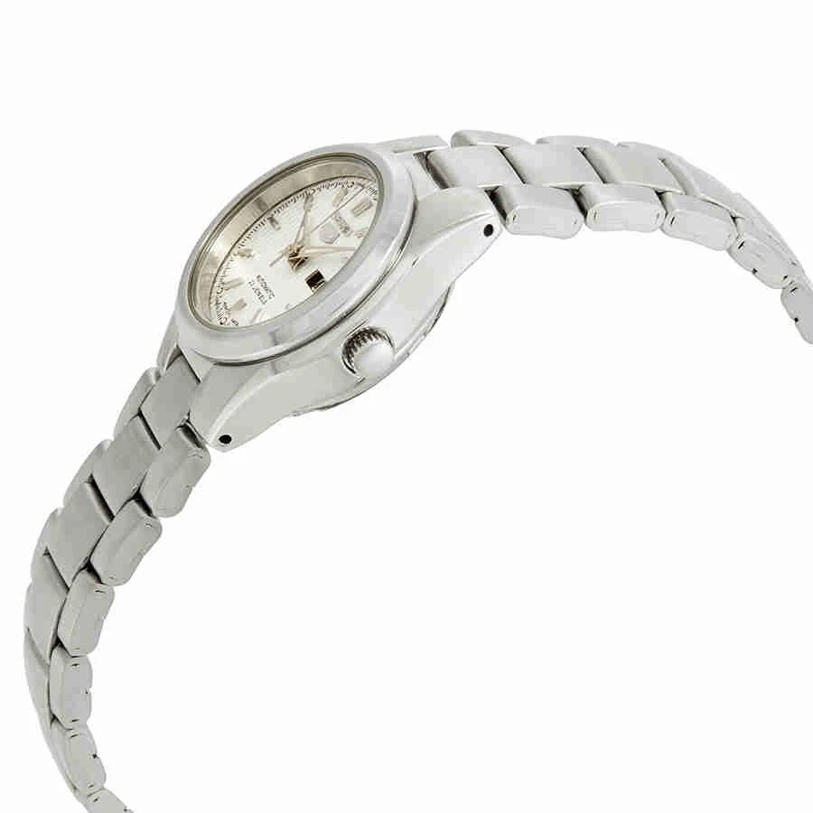 商品Seiko|Seiko Series 5 Automatic Silver Dial Ladies Watch SYMC07,价格¥791,第2张图片详细描述