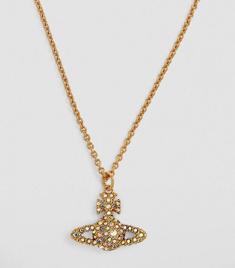 商品Vivienne Westwood|Crystal-Embellished Grace Bas Relief Orb Necklace,价格¥1288,第2张图片详细描述