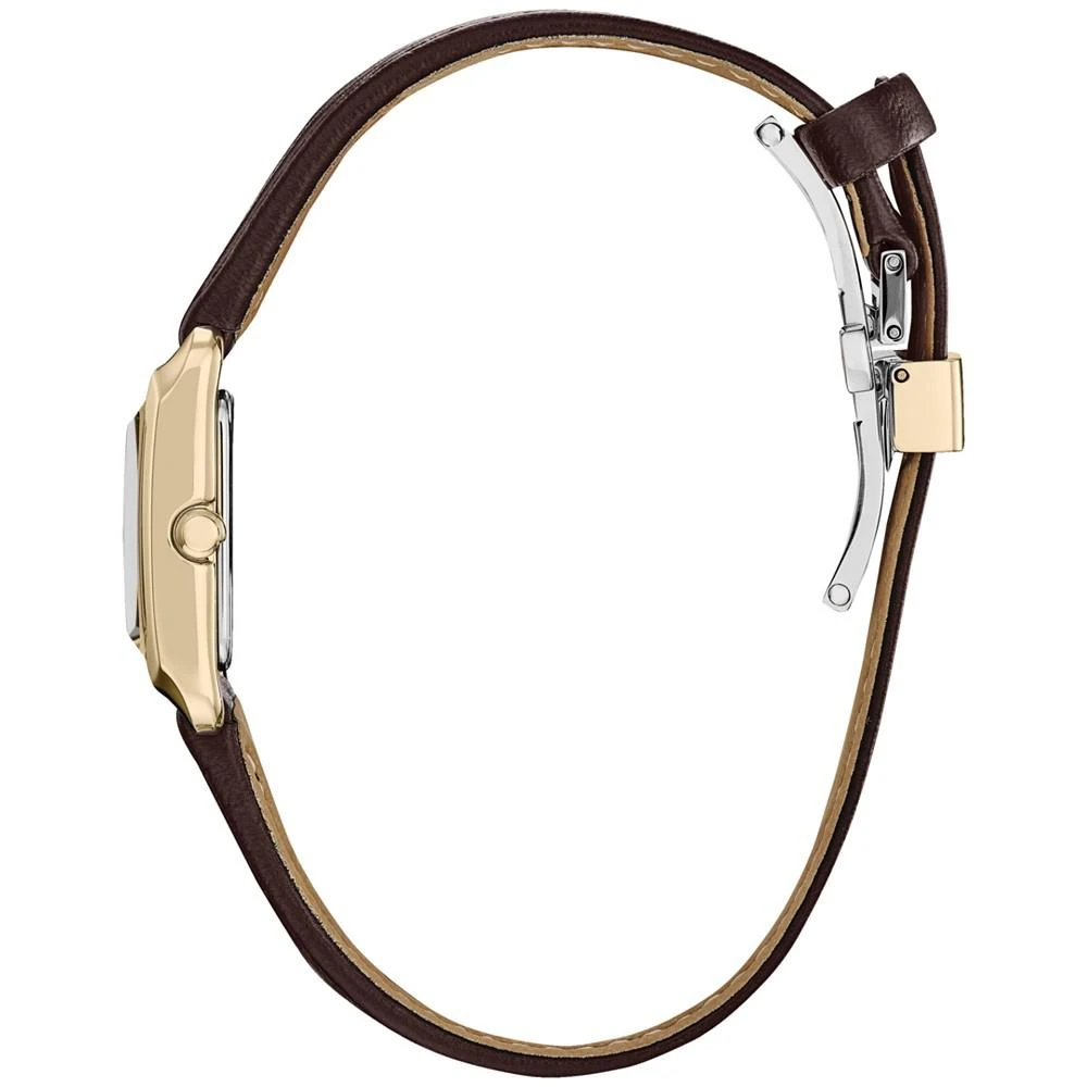 商品Citizen|Eco-Drive Women's Citizen L Bianca Brown Leather Strap Watch, 22x28mm,价格¥2814,第2张图片详细描述