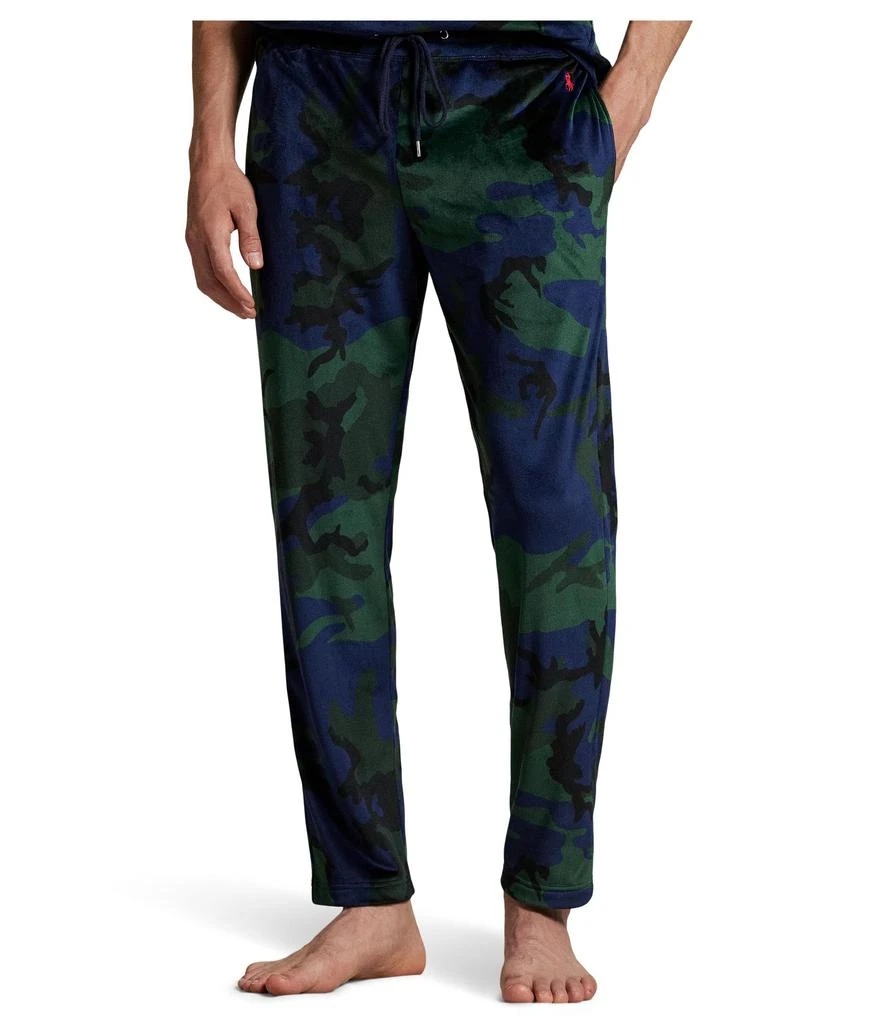 商品Ralph Lauren|Plush Velour Slim PJ Pant,价格¥556,第1张图片