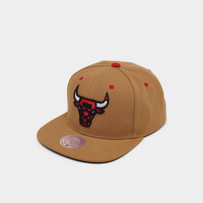 Mitchell & Ness Chicago Bulls NBA Wheat Hardwood Classics Snapback Hat 商品