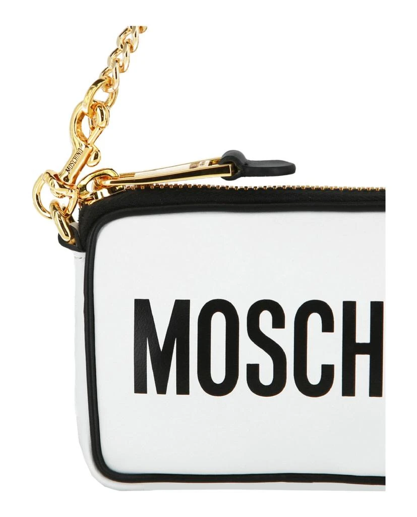 商品Moschino|Logo Leather Crossbody,价格¥2653,第4张图片详细描述