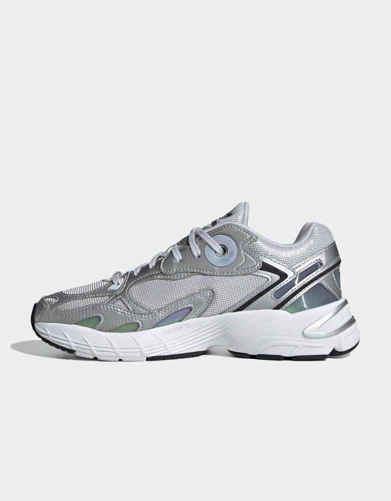 adidas Originals astir trainers in grey and silver商品第4张图片规格展示