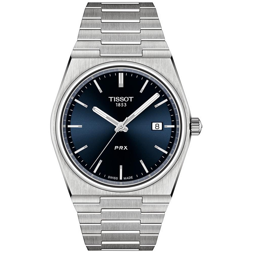 Men's Swiss PRX Stainless Steel Bracelet Watch 40mm商品第1张图片规格展示