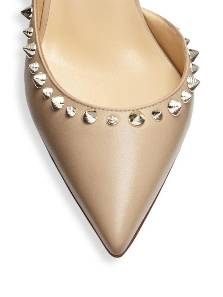 商品Christian Louboutin|Christian Louboutin - Irishell 85 Nappa Leather d'Orsay Pumps,价格¥6311,第3张图片详细描述