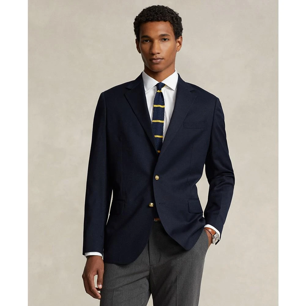 商品Ralph Lauren|Men's Polo Classic Wool-Blend Gabardine Blazer,价格¥2917,第1张图片