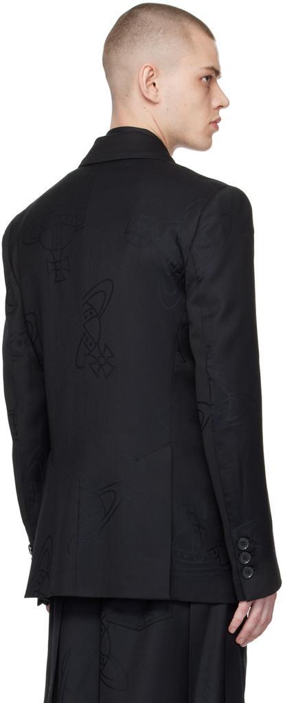 商品Vivienne Westwood|Black Jacquard Blazer,价格¥3481,第3张图片详细描述