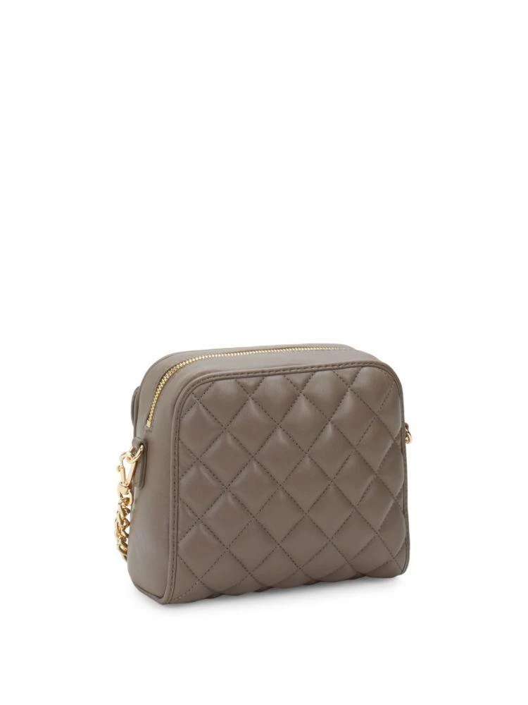 商品Moschino|Quilted Faux Leather Crossbody Bag,价格¥747,第4张图片详细描述
