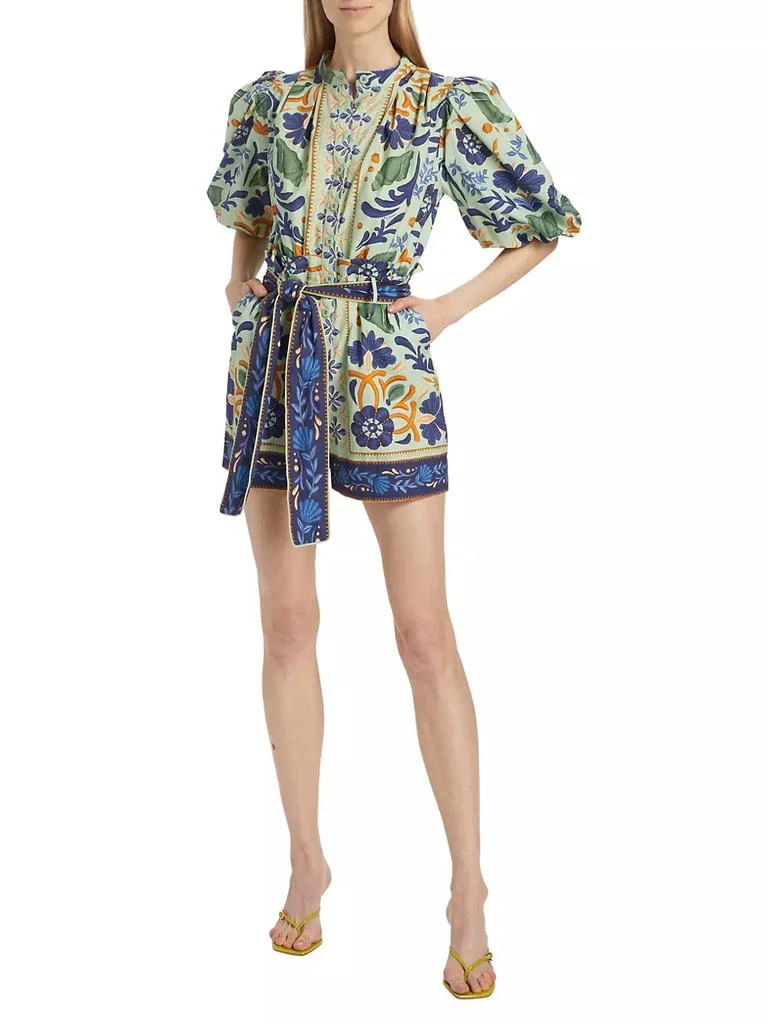 商品Farm Rio|Ocean Tapestry Suzani Romper,价格¥1054,第2张图片详细描述